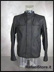 BELSTAFF Mens Jacket Leather L IT 713772 Hardmead Blouson Man Black 