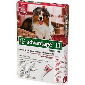 Bayer Advantage II 4 Month Flea Control for Dogs 21 55