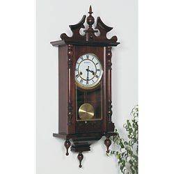 Beautifully Crafted Kassel™ 15 Day Wood Wall Clock with Chimes