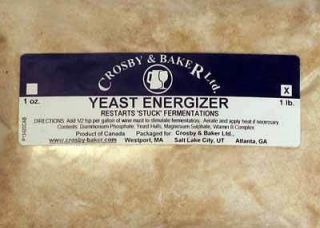   , 1lb   Powerful Yeast Nutrient & Booster For All Beers & Wines