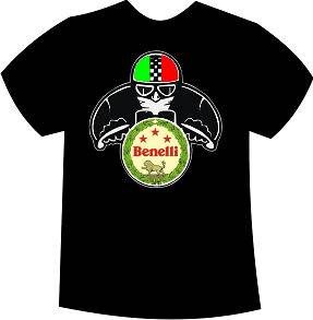 BENELLI Retro Cafe Motorcycle TshirtAll Sizes