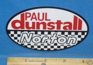 Paul Dunstall Norton Decals Commando Atlas 750cc 810cc