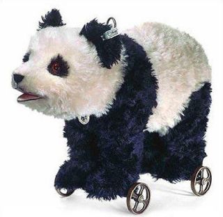 Steiff Panda on Wheels 1938 EAN 400452 20 Mohair
