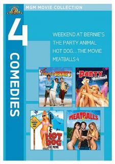 Weekend at Bernies The Party Animal Hot Dog The Movie Meatballs 4 DVD 
