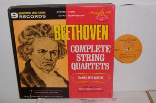 BEETHOVEN String Quartets (Complete)   FINE ARTS QUARTET 9LP