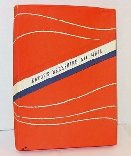 Vintage Eatons Berkshire Airmail Stationery w Envelopes Boxed