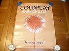 COLDPLAY 18X24 PROMO POSTER SIGNED AUTOGRAPHED BY ALL 4 MEMBERS CHRIS 