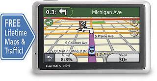 Garmin 1300LMT Nuvi GPS 4.3 Lane Assist LifetimeTraffi​c & Maps, US 