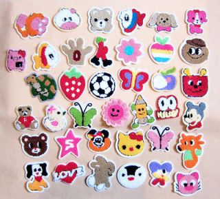 50pcs cute Cartoon assorted Girls and Boys Sew on Patches