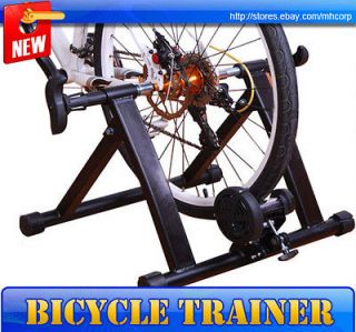 New Mag Bicycle Bike Trainer Indoor Kinetic Steel Frame Stationary 