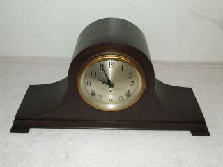   SETH THOMAS Cymbal #8 Mantel Clock with Quarterly Bim Bam Chime