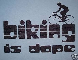 small biking is dope cycling funny vintage hip t shirt
