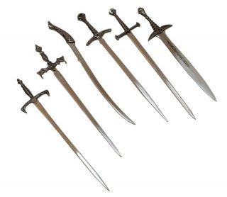 LORD OF THE RINGS MINI SWORDS LETTER OPENERS STING NARSIL GLAMDRING 