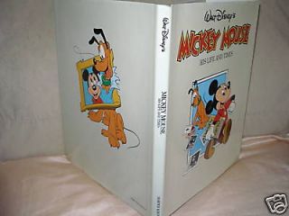 Walt Disneys Mickey Mouse HIS LIFE & TIMES BIOGRAPHY BOOK HC DJ