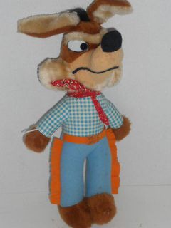 Rare Large Waner Brothers Wile E. Coyote Plush