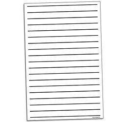 Giant Thick Line Writing Paper   Pad of 50