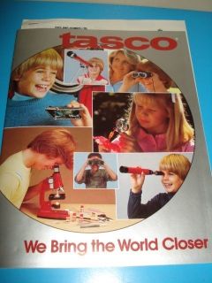   1985 Tasco Microscope Telescope Binoculars Toy Catalogue + Price List