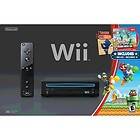 Nintendo Wii System BLACK With Super Mario Bros. Wii (Console, Gaming 
