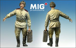 MIG Productions 1/35 Russian Tanker with Fuel Can resin figure kit 