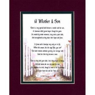 MOTHER & SON   MOTHERS DAY GIFT FOR MOM SON BIRTHDAY