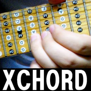 XCHORD Melody Scale Electric & Ac Guitar Sticker   XGT Fretboard Note 