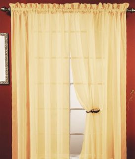   WINDOW CURTAIN PANEL, 18 COLORS, GREAT QUALITY SHEER CURTAIN   55X84