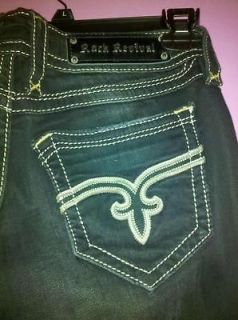Black Rock Revival Size 28 Leather Irina Skinny Jean