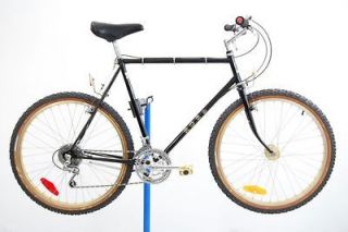   1983 Ross Mt Hood Hi Tech Mountain Bike 23 Bicycle Black Gold Chrome