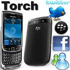 New BlackBerry Torch 9800 Black Unlocked ATT Tmobile Vodafofone Fido 