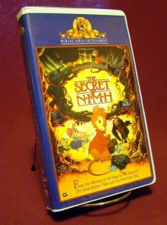  SECRET OF NIMH ~ Animated   Don Bluth ( VHS White Clam Shell Case
