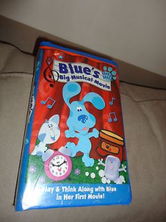 Nick Jr. Blues Big Musical Movie Blues clues VHS Movie