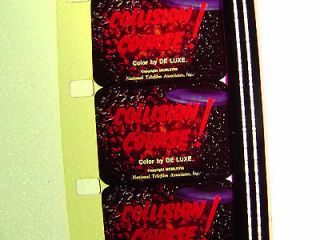 16mm film “Collision Course” theater trailer Jerry Fairbanks 1968 