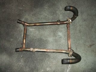 BMW R65 R80 R100 R75 OEM Exhaust Header With Clamps and Pipe Nuts