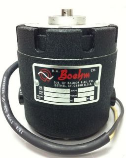Boehm (Baldor) DC Motor 24 Volt DC 2.2 Amps