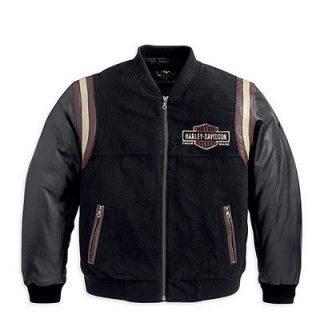 Harley Davidson Mens Academy Bomber Jacket