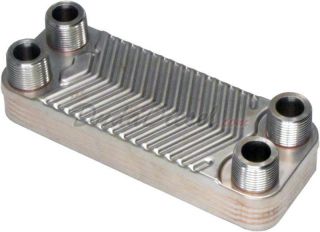 B3 12A 30 Plate Heat Exchanger 7.5 x 2.9 Stainless Steel Copper 
