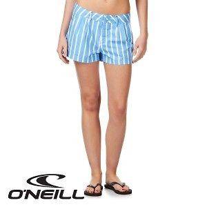Neill Vertical Stripe Womens Board Shorts   Blue Aop