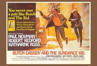   CASSIDY AND THE SUNDANCE KID Movie POSTER B 27x40 Paul Newman Redford