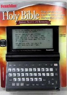 Franklin Electronics BIB   475   KJV/NIV Holy Bible NEW