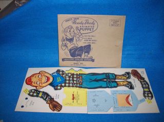 Howdy Doody Mars candy mail in premium animated puppet mint in 