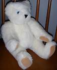 The Vermont Teddy Bear Company 16 White Bear with Blue Eyes