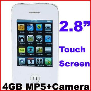 4GB Touch Screen  Mp4 Player Camera Technology