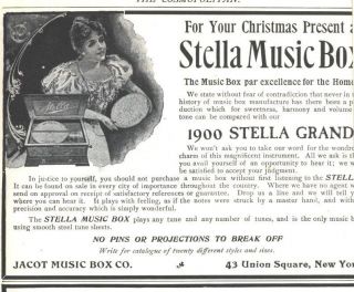1900 l ad combinola game board stella music box