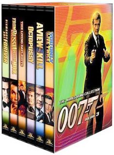 James Bond Collection 007 Gift Set   Vol. 3 DVD, 2000, 6 Disc Set 