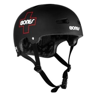 TSG BONES Swiss Evolution Helmet Black/White Bones Bearings Skateboard 