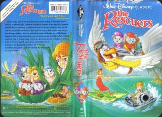 Disneys The Rescuers Down Under (VHS, 1991) NEW Black Diamond Clam 