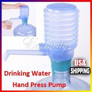Bottled Drinking Water Easy Hand Press Pump w/ Dispenser Home Indoor 