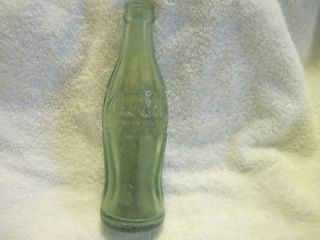 Vintage Old Coca Cola Embossed 6 Oz Bottle, Sikeston, Mo