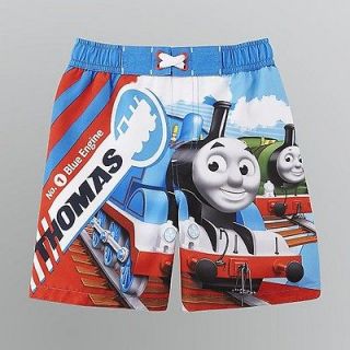 Toddler Boy Thomas the train swim trunks board shorts 3T
