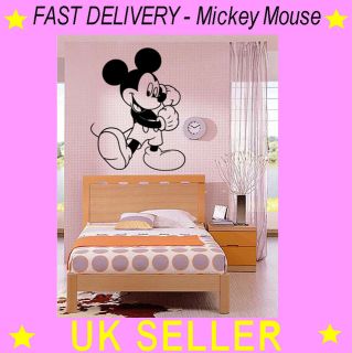 Mickey Mouse Wall Art Sticker Decal Vinyl Disney Graphics Micky Toy 